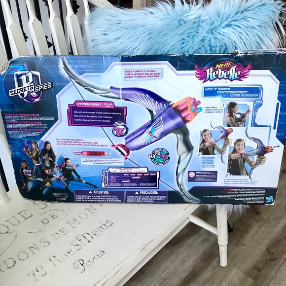 NERF, Rebelle, Secrets & Spies, Strongheart Bow, 2014, NEW, Old Stock, RARE - Picture 2 of 14
